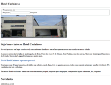 Tablet Screenshot of hotelcarinhoso.com